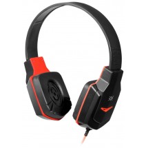 Гарнитура Defender Warhead G-320, черный/красный, игровая, кабель 1.8 м (1/20)